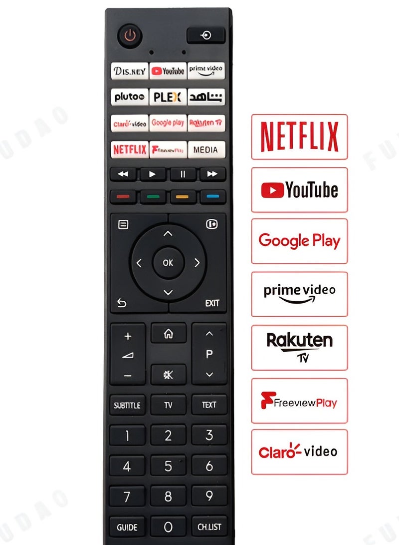 Huayu Remote Control for Toshiba Smart TV LCD LED Compatible Models CT-90325 CT-90326 CT-90327 CT-90329 CT-90336 CT-90404 CT-90405 CT-8068 CT-95051 - Image 2