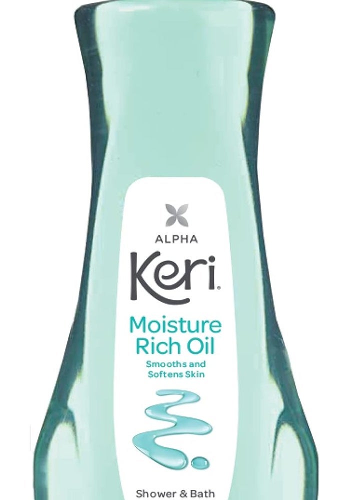 Keri Shower & Bath Moisture Rich Oil - Delicate, 16 Fl Oz - Image 1