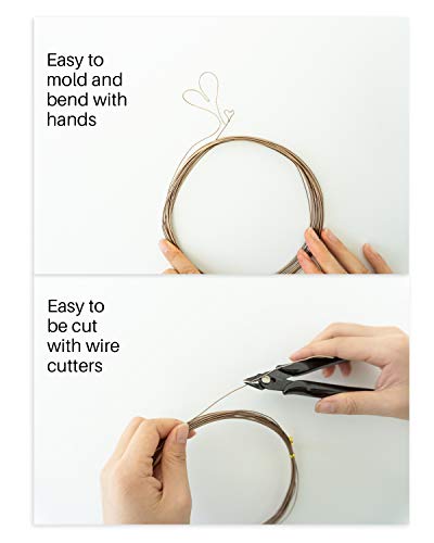 MoHern Bonsai Wire and Bonsai Tool Kit, Total 164 Feet Bonsai Tree Wire for Bonzai Trees Indoor, Size of 1-mm, 1.5-mm, 2-mm Aluminum Wire - Image 5