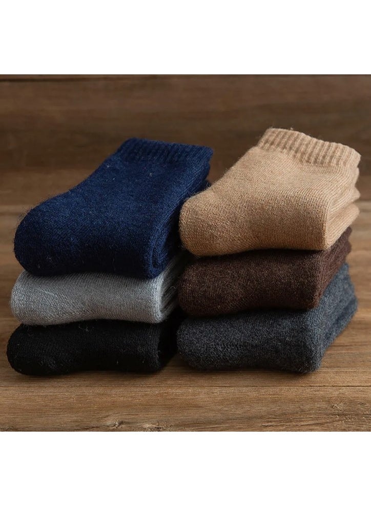 4 Pairs men's Socks for Winter Thick and Warm - Image 4