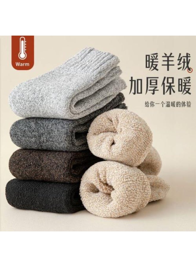 4 Pairs men's Socks for Winter Thick and Warm - Image 2