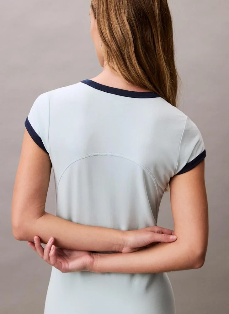 Calvin Klein Jeans Logo T-shirt Mini Dress