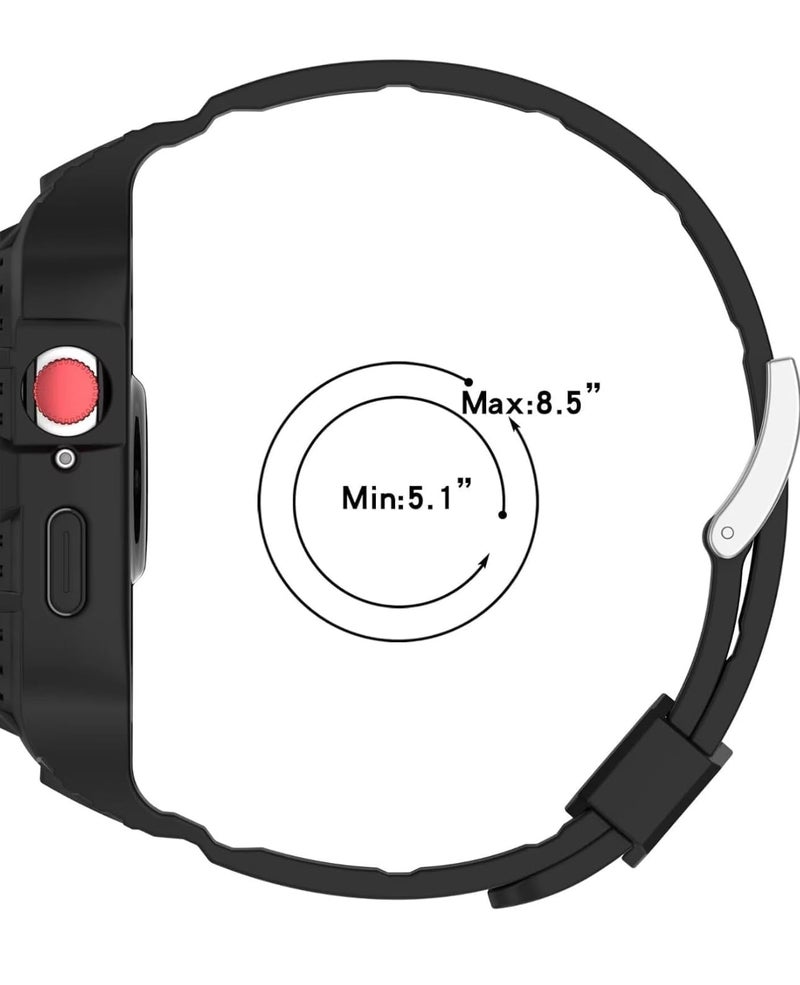2in1 Silicone WatchBand and cover For Huawei Watch Fit 4 | Fit 3 SmartWatch Strap Wristbands Bracelet For Huawei Fit3 Strap WristBand case (White) - Image 4