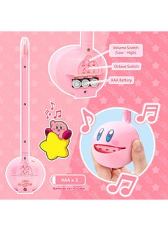 Otamatone Otamatone Kirby Pink Star Hero Japanese Electronic Musical Instrument Portable Music Synthesizer from Japan by Maywa Denki Studio Award Winning, Educational Fun Gift Game Character Pink Hero  - Image 2