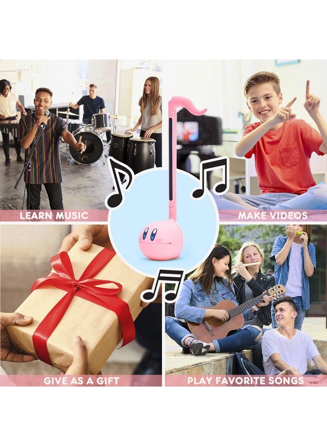 Otamatone Kirby Pink Star Hero Japanese Electronic Musical Instrument Portable Music Synthesizer from Japan by Maywa Denki Studio Award Winning, Educational Fun Gift Game Character Pink Hero - Image 4