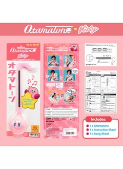 Otamatone Otamatone Kirby Pink Star Hero Japanese Electronic Musical Instrument Portable Music Synthesizer from Japan by Maywa Denki Studio Award Winning, Educational Fun Gift Game Character Pink Hero  - Image 3