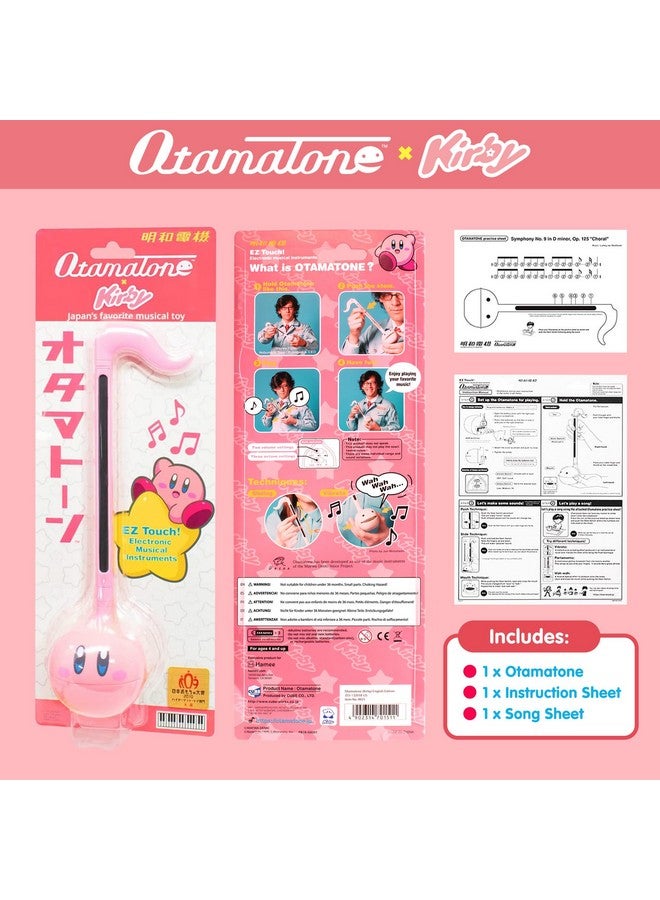 Otamatone Kirby Pink Star Hero Japanese Electronic Musical Instrument Portable Music Synthesizer from Japan by Maywa Denki Studio Award Winning, Educational Fun Gift Game Character Pink Hero - Image 3