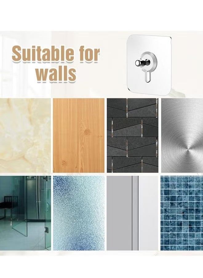 12 Pcs Nail Free Wall Hangers,Picture Hangers Without Nails, Wall Hooks Adhesive for Hanging for Kitchen, Bathroom, Home - Image 5