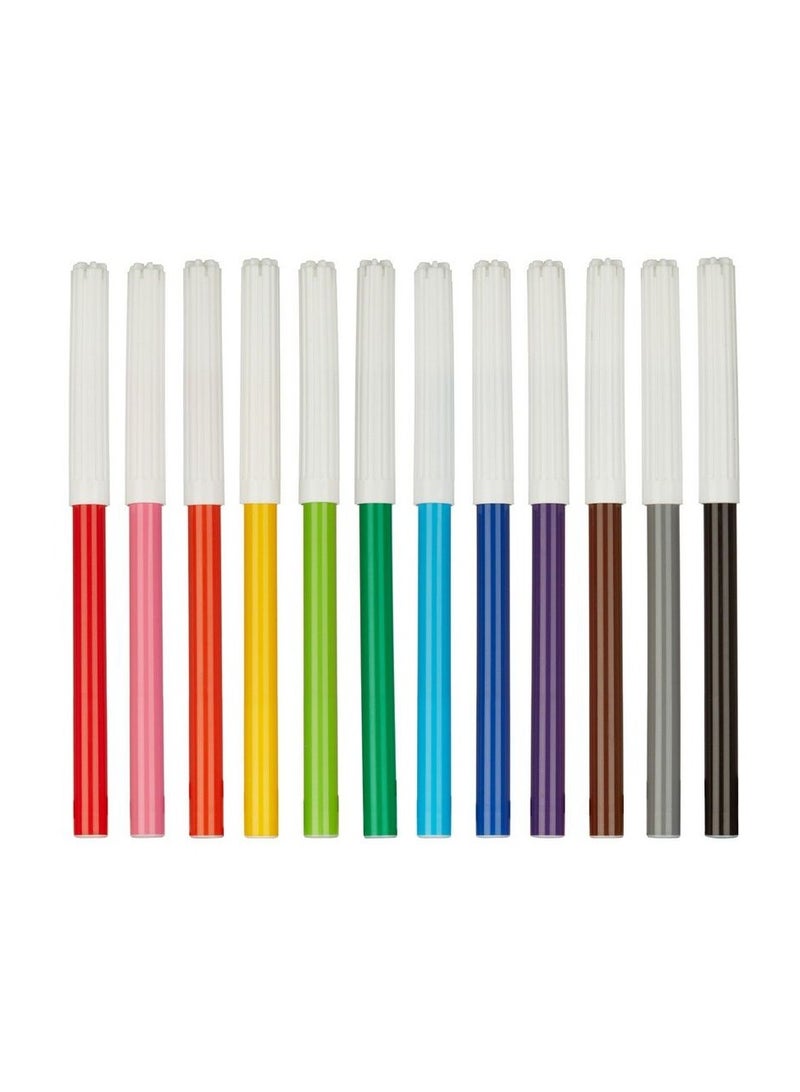 مجموعة ادوات الرسم والتلوين ( مريلة مقاس ميديام + الوان خشب 12 لون + الوان فلوماستر 12 لون + الوان مائية 16 لون + كفرش الوان مائية + قلم سنون باستيكة + قلون رصاص خشبي + استيكة وبراية علي شكل جزرة ) - Image 3