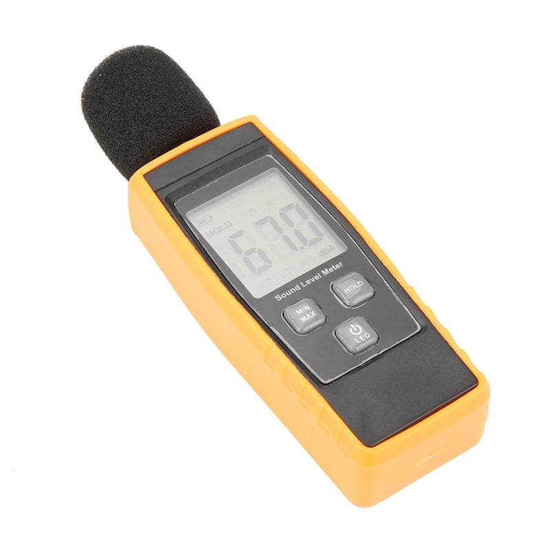 مقياس مستوى الصوت الرقمي بشاشة LCD RZ1359 مقياس ديسيبل اختبار ضوضاء البيئة - Image 5
