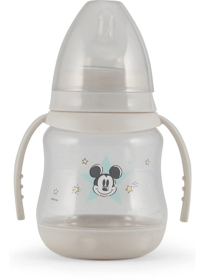 ديزني زجاجات أطفال ديزني، عبوة من قطعتين، سعة 7 أونصات، بطبعات شخصيات وأغطية ملونة بمقبض مزدوج - خالية من مادة BPA وسهلة التنظيف - Image 2