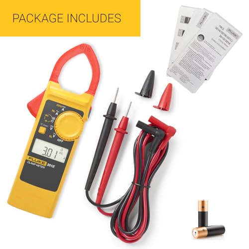 FLUKE 301E – 1000A AC/DC - SLIM & COMPACT CLAMP METER (with TL-75 Test Leads Set) - Image 3