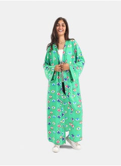 Clue All Over Eye Print Kimono  - Image 1