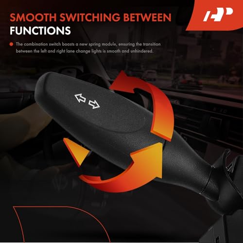 A-Premium Multifunction Switch Turn Signal Switch Headlamp High/Low Beam Switch Compatible with Ford Focus 2000-2007, Replace # YS4Z13341AA - Image 4