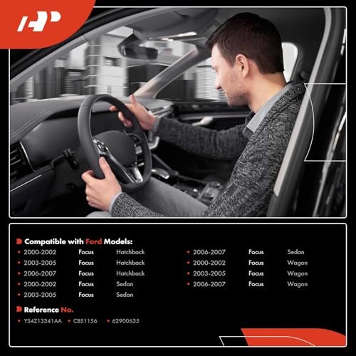 A-Premium Multifunction Switch Turn Signal Switch Headlamp High/Low Beam Switch Compatible with Ford Focus 2000-2007, Replace # YS4Z13341AA - Image 2