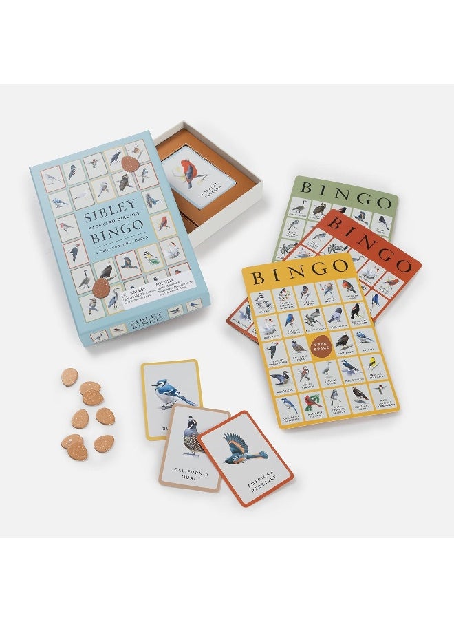 Sibley Backyard Birding Bingo: A Game for Bird Lovers: Board Games  - Image 5