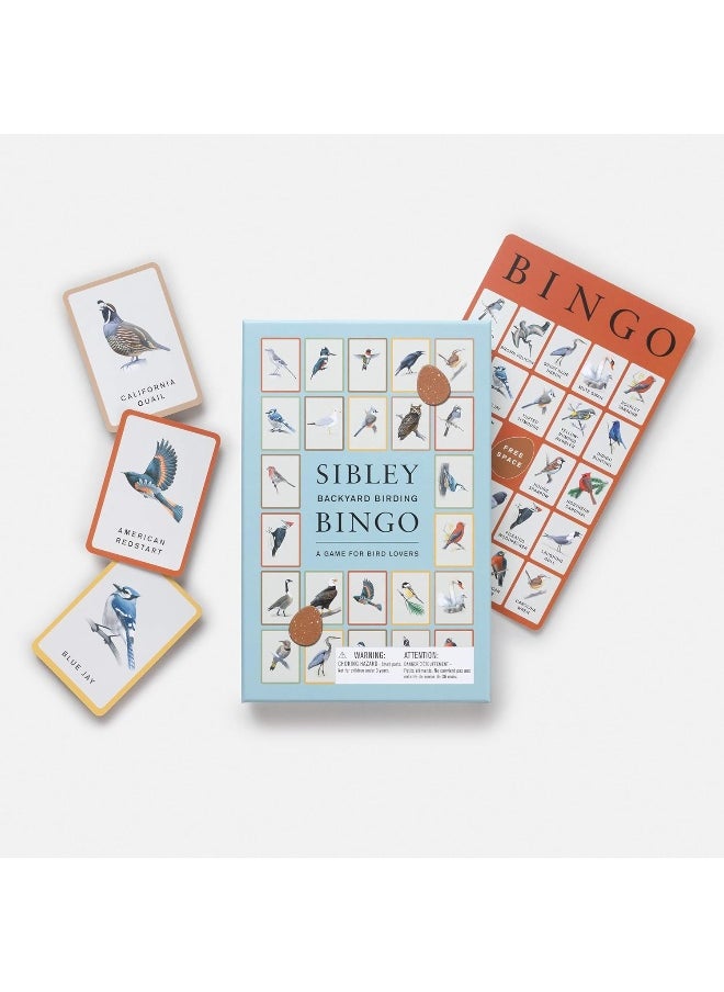 Sibley Backyard Birding Bingo: A Game for Bird Lovers: Board Games  - Image 4