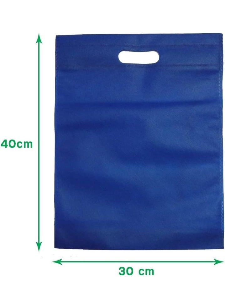 شنط قماش غير منسوج كحلي، 30 × 40 سم، قابلة للطباعة - Image 3
