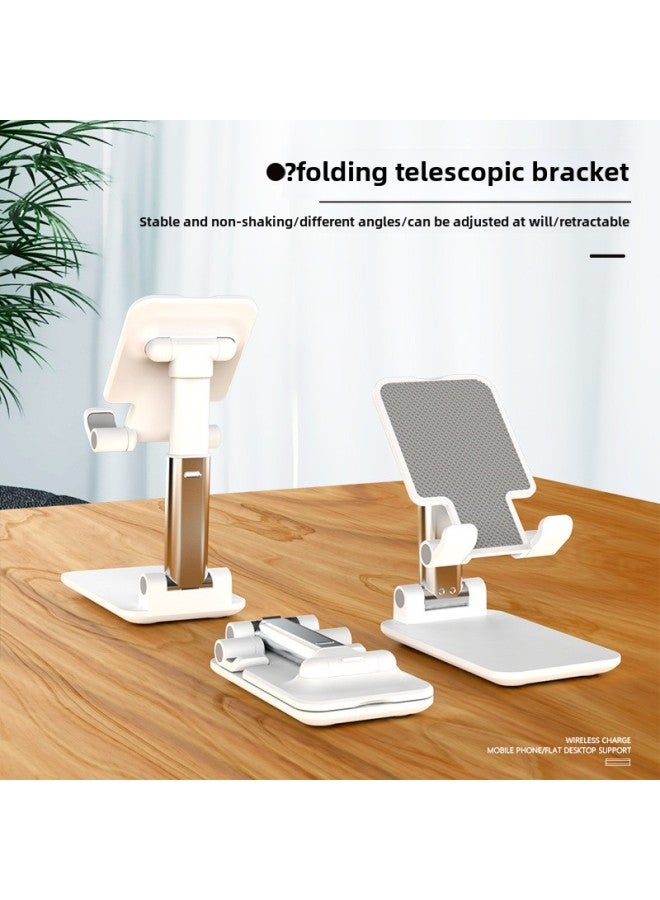 Mobile Phone Stand Desktop Folding Portable Lifting Lazy Live Phone Tablet Universal Stand Gift Logo Tablet-Color:T9 Space Black Weight Version - Image 5