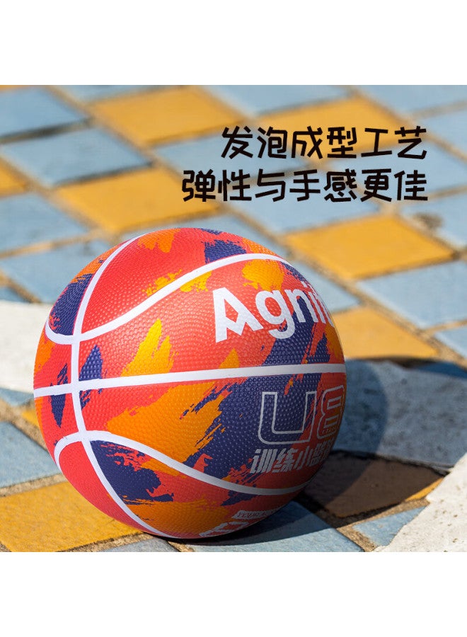 Deli Children's Basketball, Size 4, Rubber Foam, Wear-resistant, Elastic, Easy To Control, Orange - Image 2