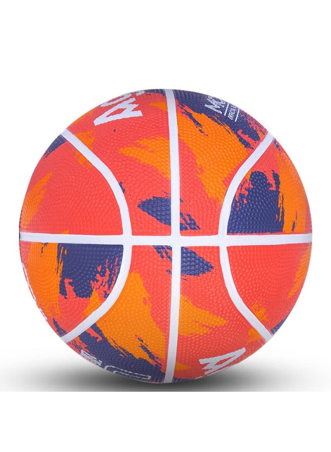 Deli Children's Basketball, Size 4, Rubber Foam, Wear-resistant, Elastic, Easy To Control, Orange - Image 4
