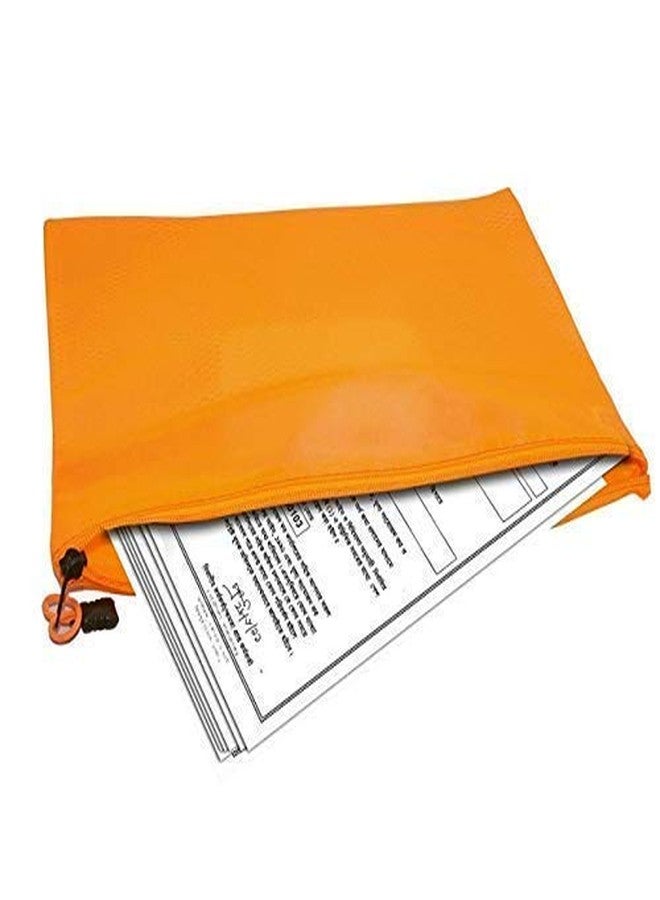 KANABEE Large Size Document Zip Bag/Pouch 12 inch *18 inch | Multicolour - A4, Pack of 25 Pices - Image 4
