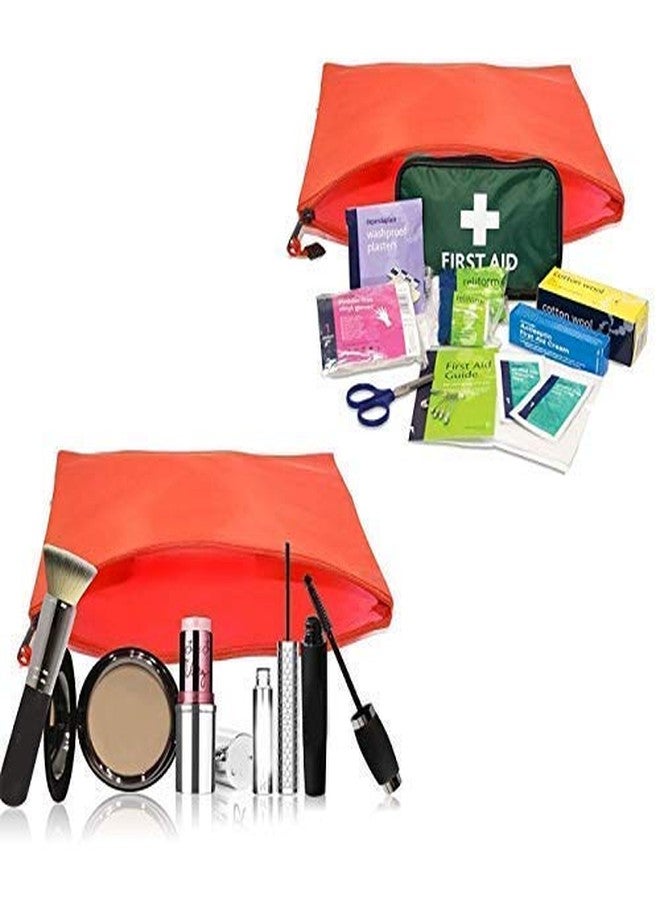 KANABEE Large Size Document Zip Bag/Pouch 12 inch *18 inch | Multicolour - A4, Pack of 25 Pices - Image 3