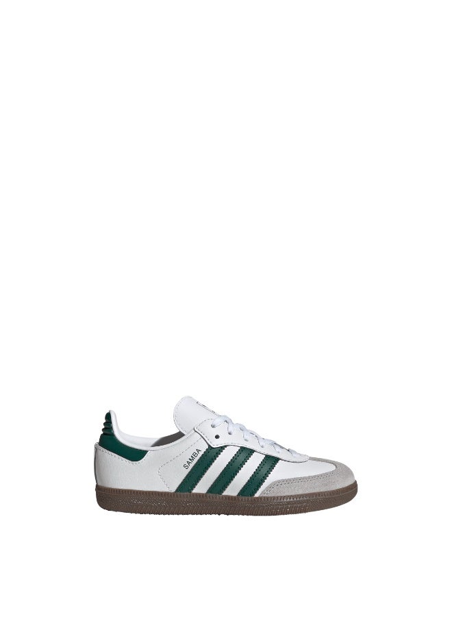 Adidas Samba OG Shoes Kids - White/Green - Image 2