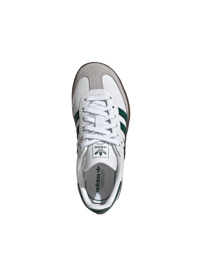 Adidas Samba OG Shoes Kids - White/Green - Image 3