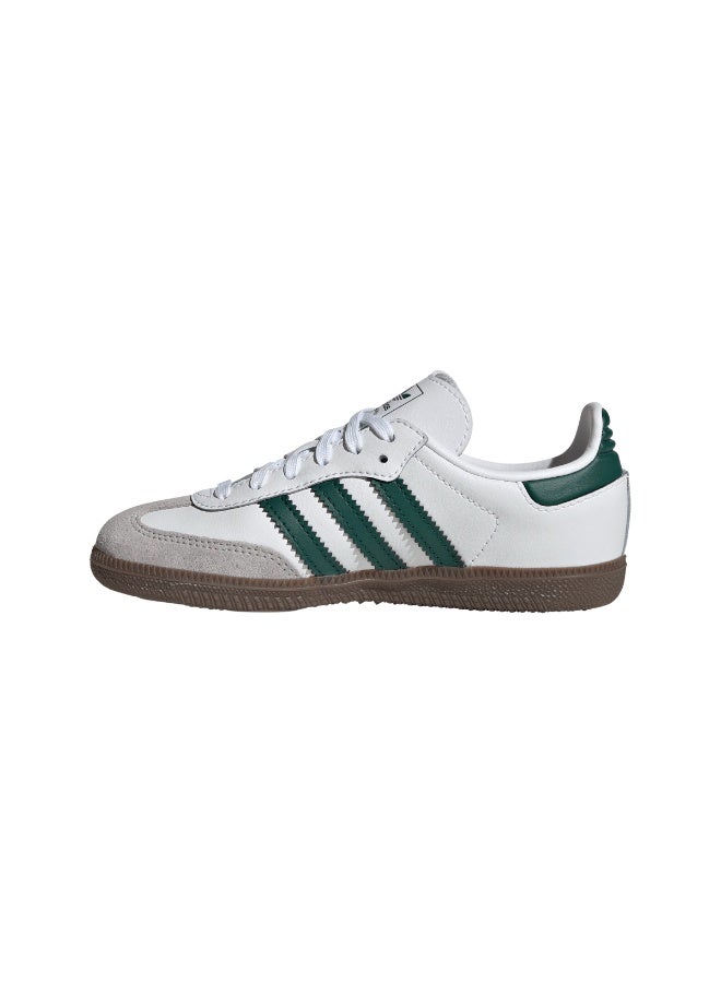 Adidas Samba OG Shoes Kids - White/Green - Image 5
