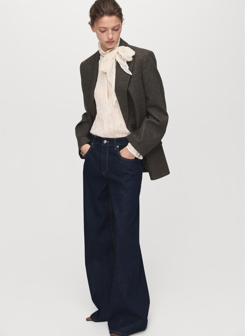 مانجو جينز واسع منخفض الخصر - Image 3