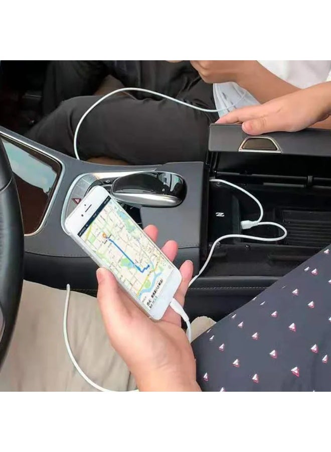 A.M 2 in 1 USB Dual Type C Cable Splitter Mobile Phone Charging Cable Portable - Image 5