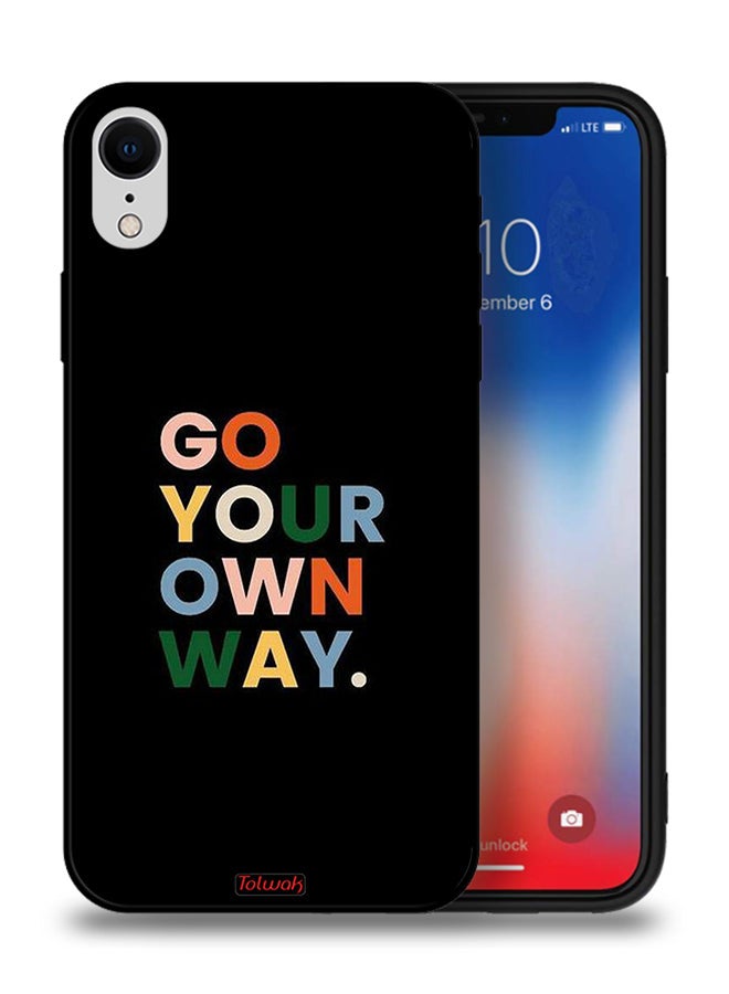 Tolwak Apple iPhone XR Protective Case Go Your Own Way - Image 1