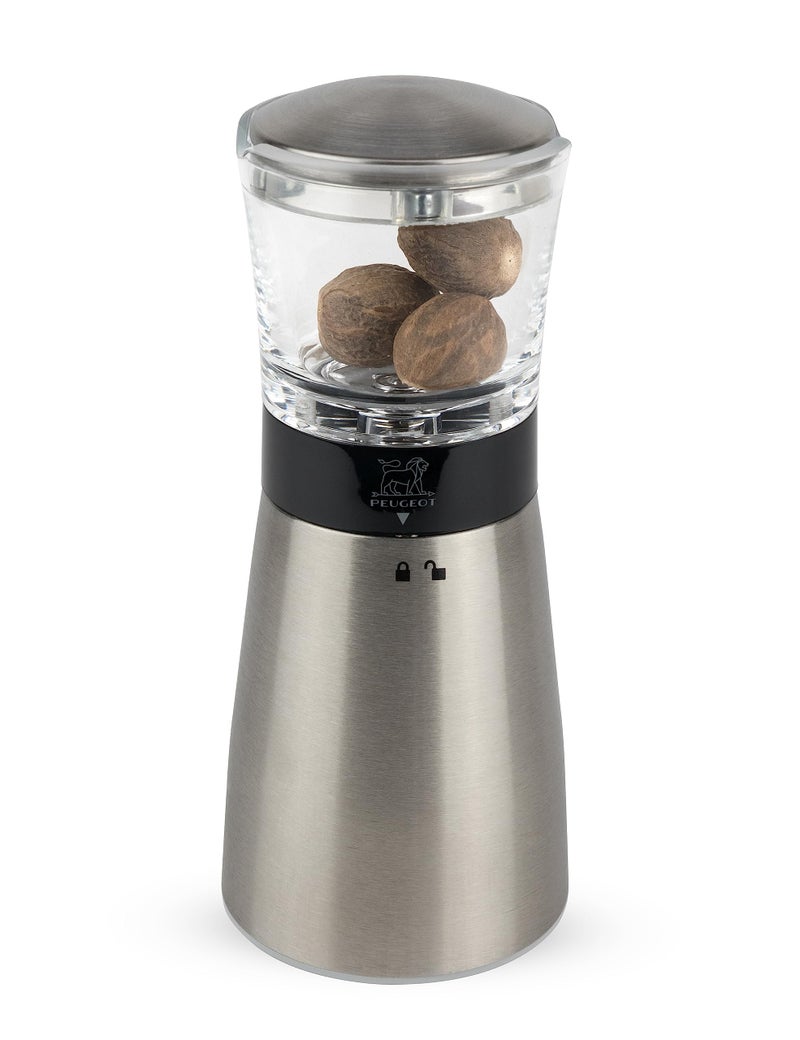 PEUGEOT مطحنة جوزة الطيب اليدوية بيجو دامان أكريليك وفولاذ مقاوم للصدأ 15 سم