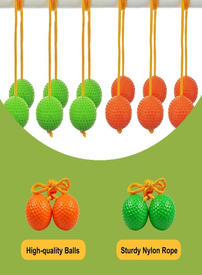 Kasteco 12 Pack Ladder Balls Ladder Toss Balls Ladder Ball Replacement Balls with Storage Bag for Toss Match (red Blue Orange Green) - Image 5