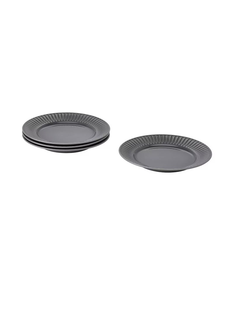 طبق خزف رمادي 27 سم - Image 1