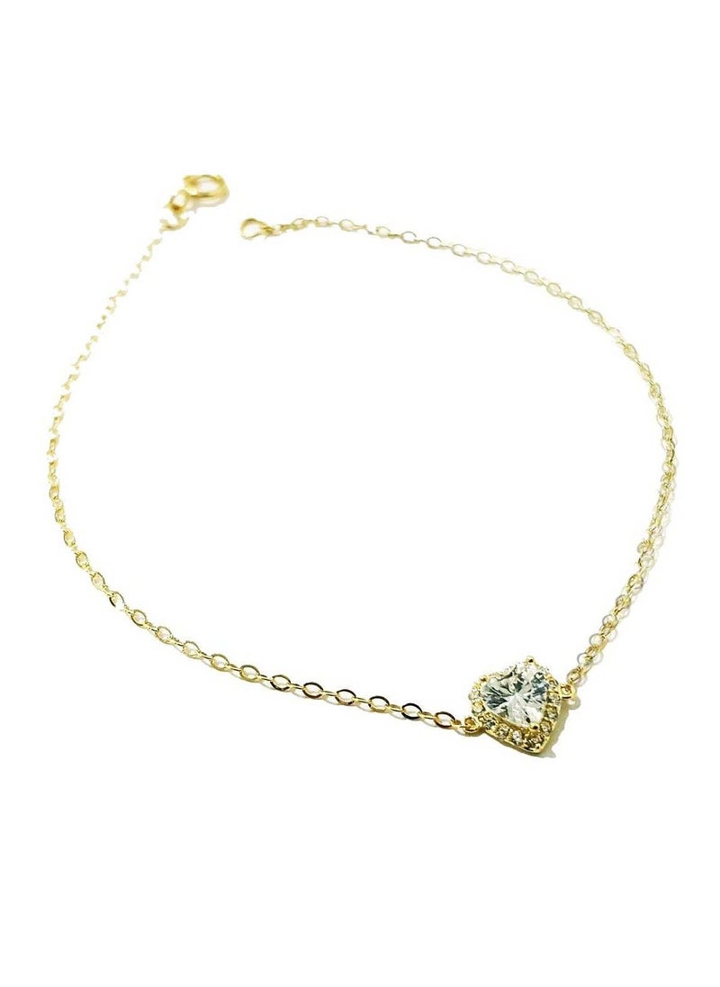 Hamsa.ae - 18K Pure Gold Gem Stone Bracelet - Image 1