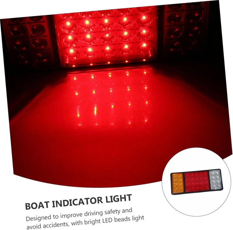 Levemolo LED Trailer Tail Light Truck Brake Signal Light for Boats Campers and Utility Vehicles with Energy Saving Heat Dissipation Design - Image 2