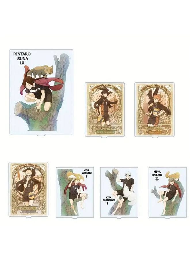 3D Anime Volleyball Acrylic Standee Dynamic Pose Tabletop Decor Holiday Gift - Image 2