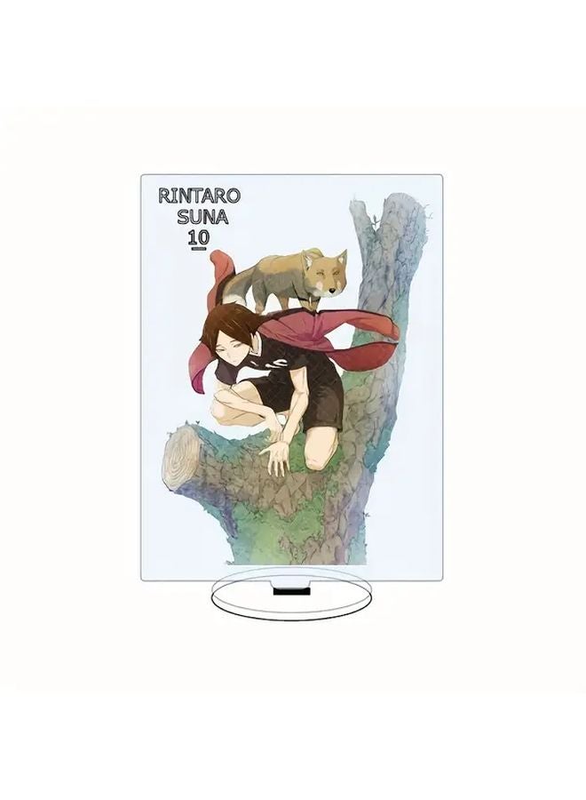 3D Anime Volleyball Acrylic Standee Dynamic Pose Tabletop Decor Holiday Gift - Image 1