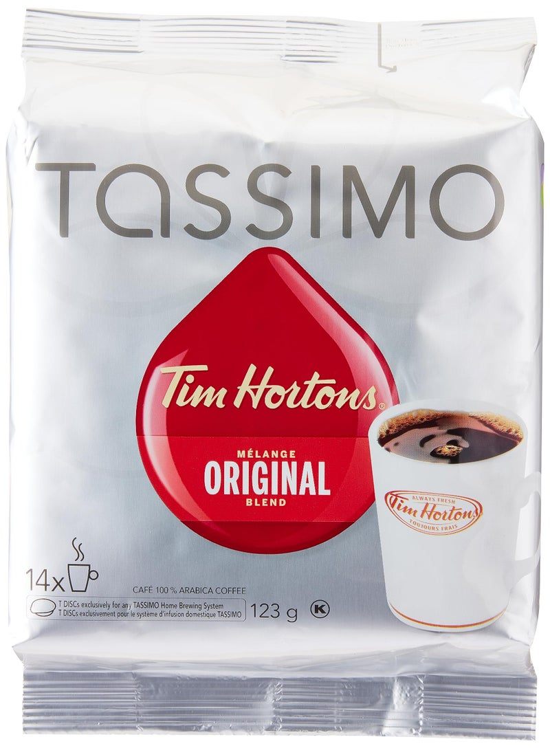 Tim Hortons 14 عبوة من أقراص قهوة تيم هورتونز الأصلية - Image 1