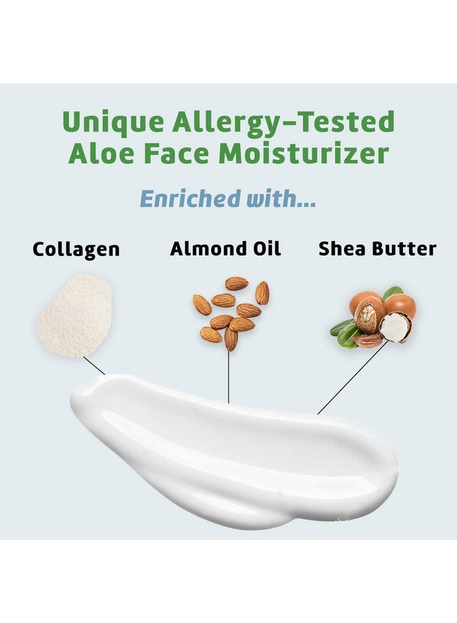 دي لا كروز مرطب الوجه بالألوفيرا من دي لا كروز - كريم طبيعي بالألوفيرا للوجه واليدين والجسم، 4 أونصة - Image 4