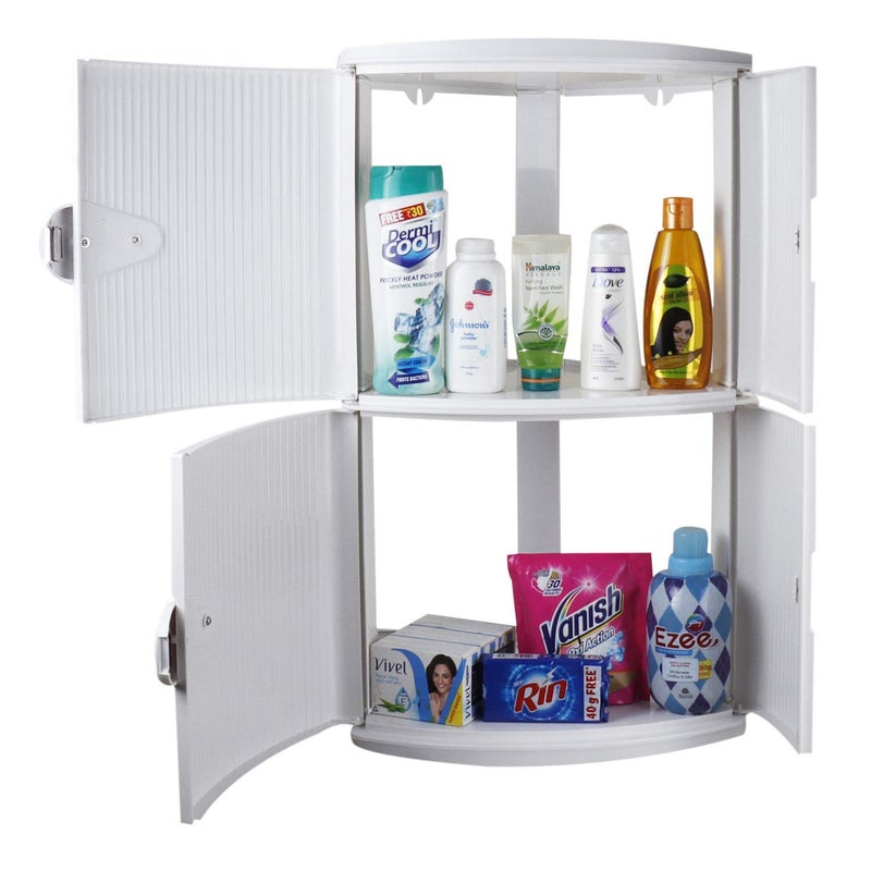 خزانة برانكو ذات البابين لتخزين الحمام خزانة زاوية مع باب خزانة تخزين لغرفة المعيشة ومطبخ خزانة الحمام بدون مرآة بيضاء