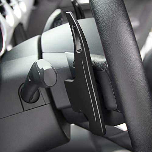 JeCar Steering Wheel Shift Paddle Extension for Ford Mustang 2015-2018 Interior Accessories (Black) - Image 5