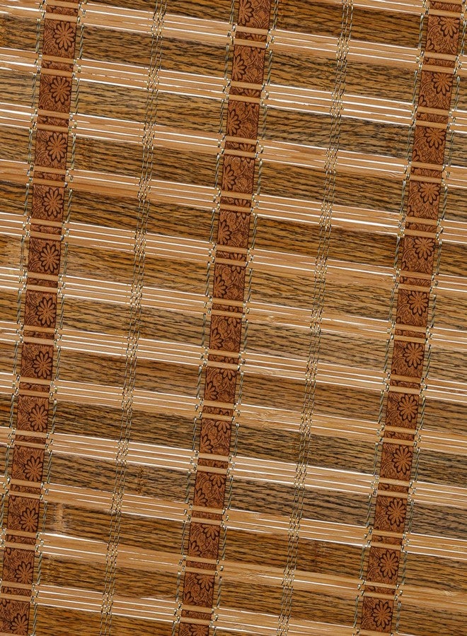 ذاي كوليكتبلز ستائر رومانية لاسلكية من الخيزران من THY COLLECTIBLES، ستائر رومانية لتصفية الضوء مع حافة 8 بوصة (كراميل توفي، عرض 28 × طول 64) - Image 3