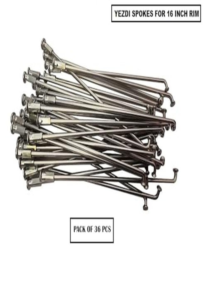 Aowbikes 36 Pcs Spokes Compatible for Yezdi Jawa - Image 3