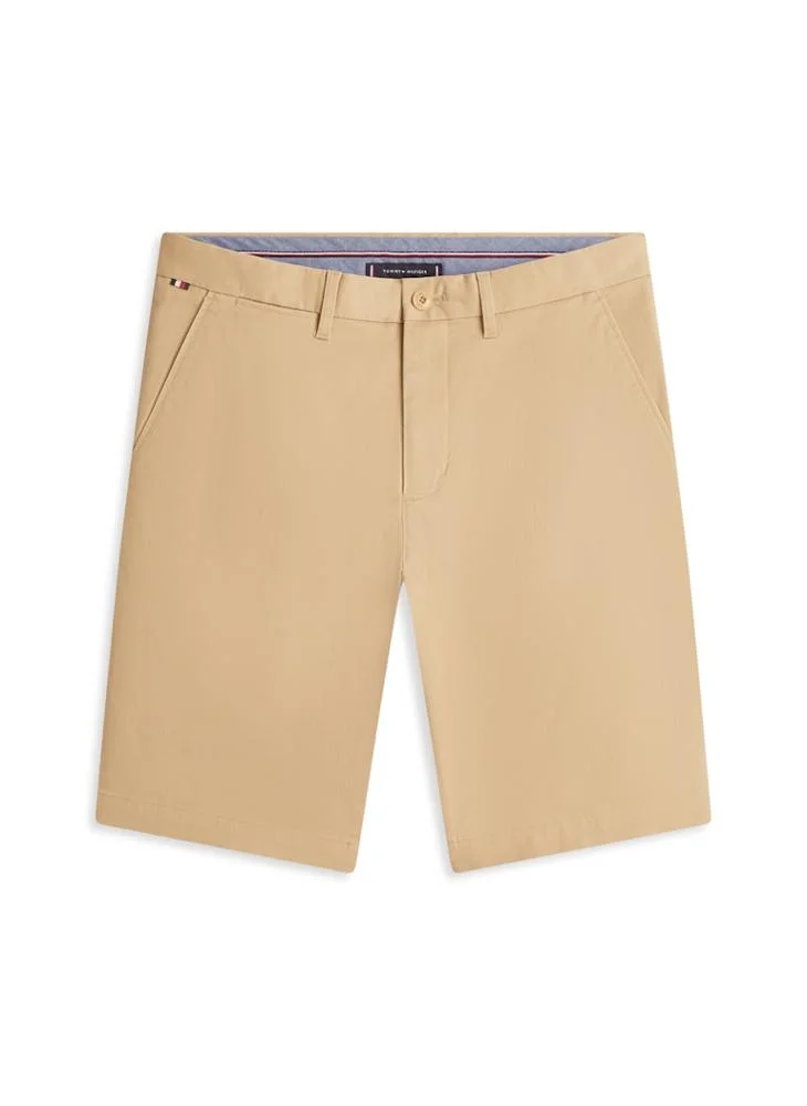 Tommy Hilfiger Beige Essential Harlem Twill Short for Men | Best Price UAE