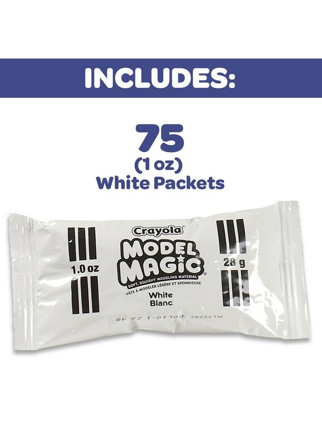 Crayola Model Magic - White (75ct), 1oz Modeling Clay Alternative, Air Dry Clay for Kids, Bulk Classroom Arts & Crafts Supplies - Image 5