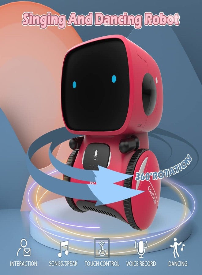 KaeKid Robots for Girls 3-5, Interactive Smart Robotic with Touch Sensor, Voice Control, Speech Recognition, Singing, Dancing, Repeating and Recording, Birthday Gifts for 3+ Year Old Kids Boys Girls - Image 3