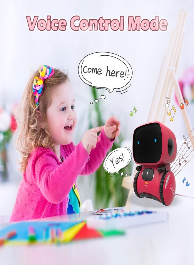 KaeKid Robots for Girls 3-5, Interactive Smart Robotic with Touch Sensor, Voice Control, Speech Recognition, Singing, Dancing, Repeating and Recording, Birthday Gifts for 3+ Year Old Kids Boys Girls - Image 5